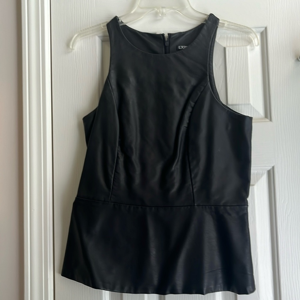 EXPRESS Black Faux leather